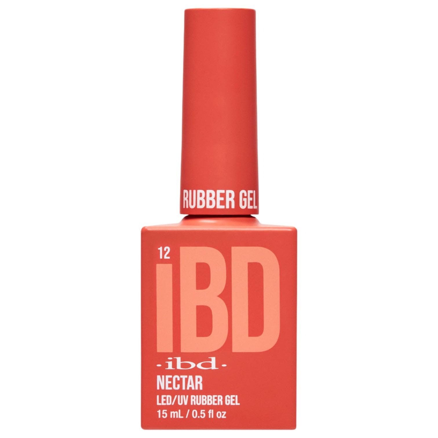 IBD Rubber Gel Nail Polish – Nectar – 15ml Durable UV/LED Varnish