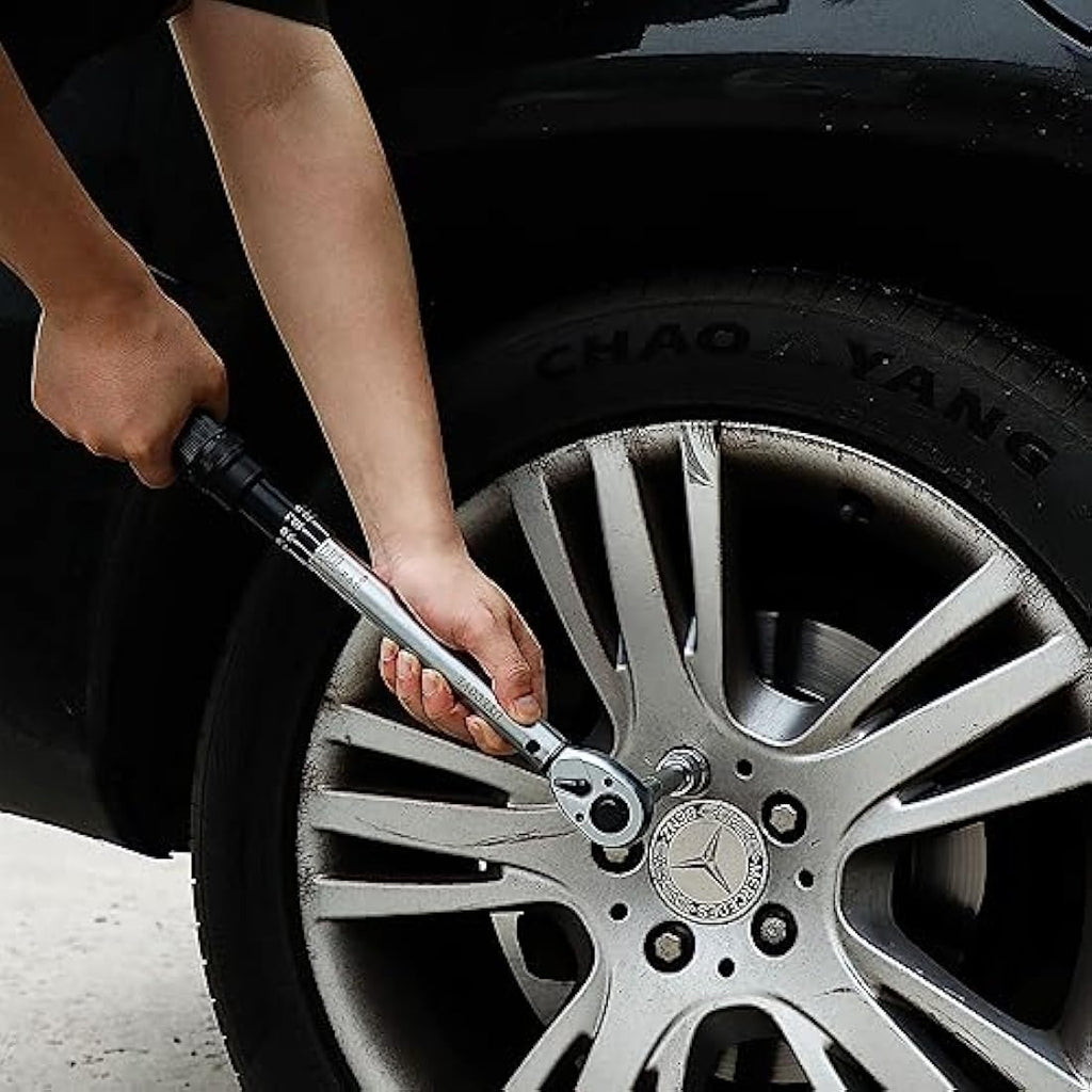 UYECOVE 1/2" Click Torque Wrench, 40-220NM Dual-Direction with Case