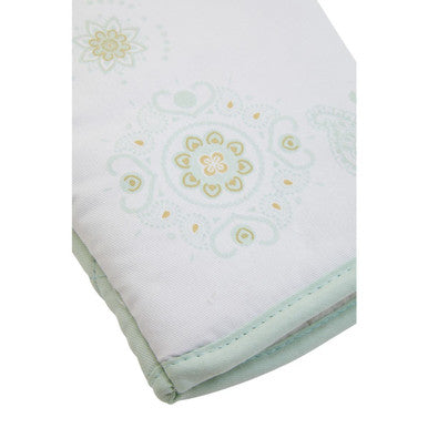 Oven Glove by Orsina – Paisley Spiral Print White Kitchen Textile