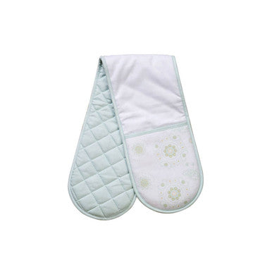 Orsina Paisley Spiral Double Oven Glove – 100% Cotton Kitchen Mitt