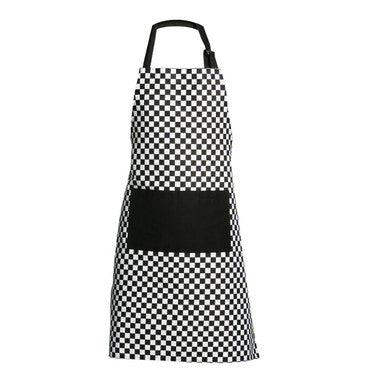 Orsina Check Mate Kitchen Apron – Black and White Checkered Chef Apron