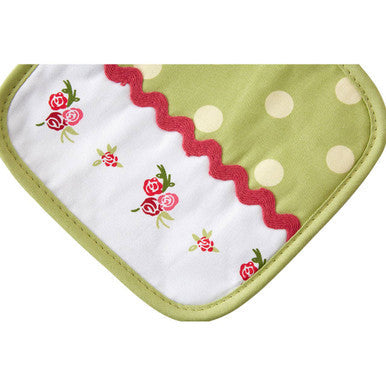 Orsina Rose Cottage Pot Holder – Heat Resistant Kitchen Trivet