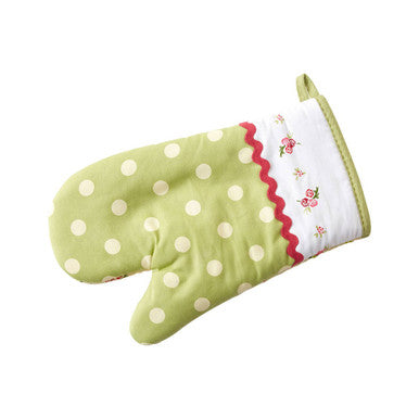Orsina Rose Cottage Single Oven Glove – Floral Cotton Kitchen Mitt
