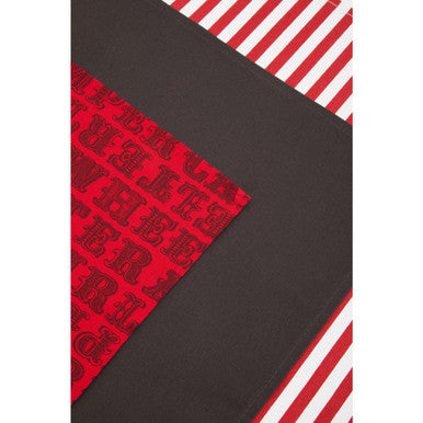 Orsina Carnival Tea Towels – Set of 3 Absorbent Cotton Kitchen Towels