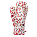 Orsina Red Daisy Single Oven Glove – Quilted Cotton Heat Protection