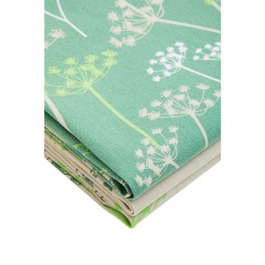 Orsina Cow Parsley Cotton Tea Towels – Set of 3 Green & Natural