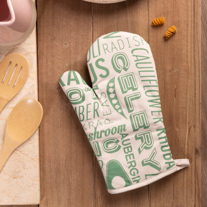 Orsina Porter Green Single Oven Glove – 100% Cotton Kitchen Mitt
