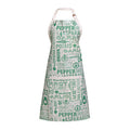 Orsina Porter Green Kitchen Apron – 100% Cotton Vegetable Print