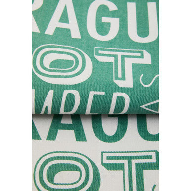Orsina 100% Cotton Tea Towels – Set of 3 Green Vegetable Print