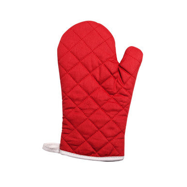 Orsina Porter Red Cotton Single Oven Glove – Heat Resistant Kitchen Mitt