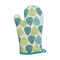 Orsina Green Leaf Single Oven Glove – 100% Cotton Heat Resistant Mitt