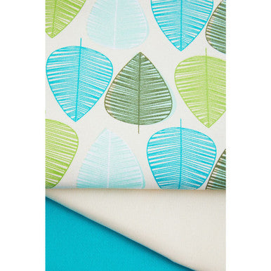 Orsina Green Leaf Tea Towels – Set of 3 Absorbent 100% Cotton Kitchen Linens