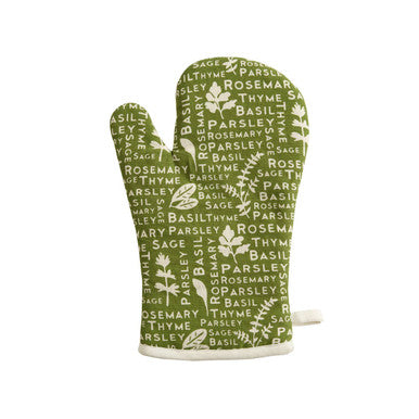 Orsina Kendal Single Oven Glove – 100% Cotton Botanical Kitchen Mitt
