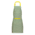 Orsina Ella Green Floral Apron – 100% Cotton Kitchen Apron with Pocket