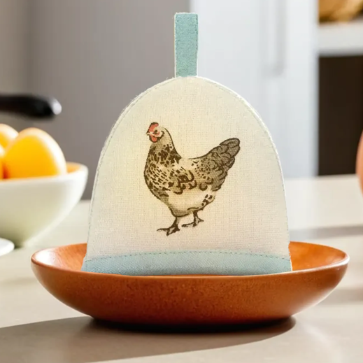 Orsina Mrs Henderson Egg Cosy | 100% Cotton Hen Design Breakfast Warmer