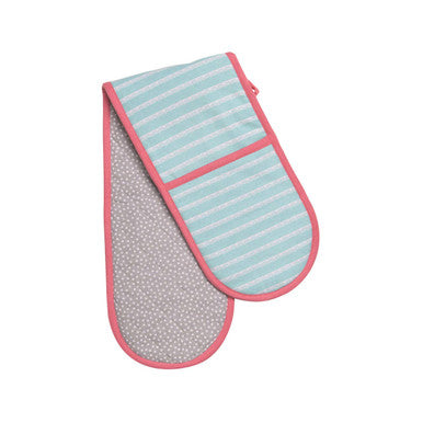 Orsina Amelie Double Oven Glove – Floral 100% Cotton Kitchen Mitt