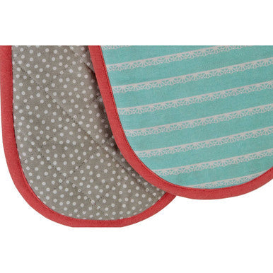 Orsina Amelie Double Oven Glove – Floral 100% Cotton Kitchen Mitt