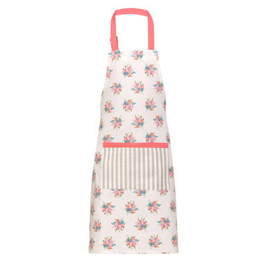 Orsina Amelie Floral Cotton Cooking Apron with Adjustable Strap