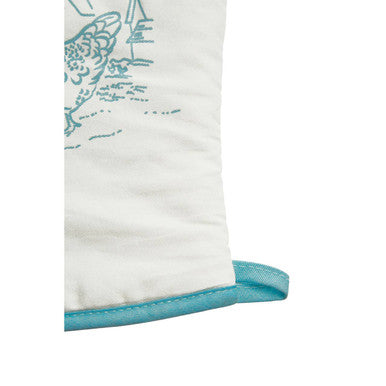 Orsina Country Kitchen Single Oven Glove – Quilted Cotton Heat Mitt