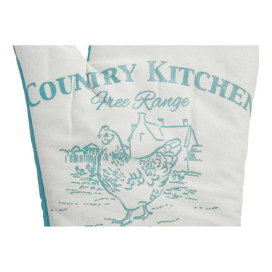 Orsina Country Kitchen Single Oven Glove – Quilted Cotton Heat Mitt