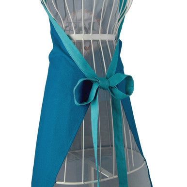 Orsina Pretty Things Cotton Baking Apron with Pockets – Cobalt Blue
