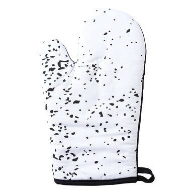 Orsina Hygge Single Oven Glove – Quilted Cotton Kitchen Mitt, Monochrome