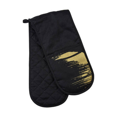 Orsina Modern Retro Double Oven Glove – Quilted Cotton Heat Resistant