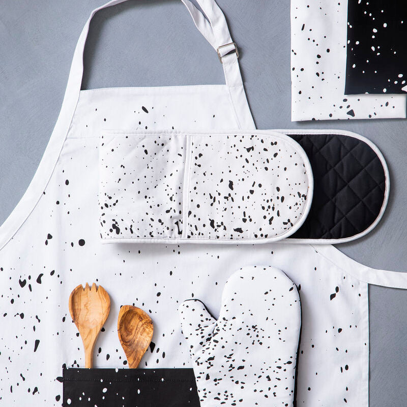 Orsina Hygge Cotton Apron – Adjustable Monochrome Minimalist Design