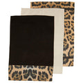 Orsina London Leo Cotton Tea Towels – Set of 3 Leopard Print
