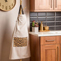 Orsina Leopard Print Cotton Apron – Adjustable Kitchen Chef Apron