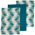 Orsina Winter Palm Tea Towels – Set of 3 Absorbent Tropical Linens