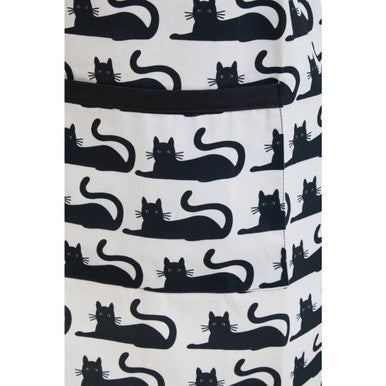 Orsina Black Cat Apron – Adjustable Cotton Kitchen Cooking Apron