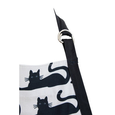 Orsina Black Cat Apron – Adjustable Cotton Kitchen Cooking Apron