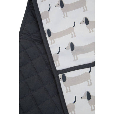 Orsina Sausage Dog Double Oven Glove | Heat-Resistant Cotton Mitt