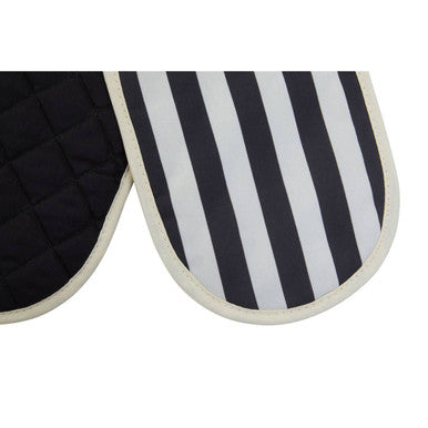 Orsina Stripe Double Oven Glove – Heat-Resistant Quilted Cotton Mitts