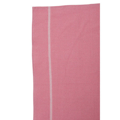 Orsina Doro Waffle Tea Towels – Set of 3 Pink and White Kitchen Towels
