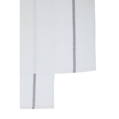 Orsina Doro Waffle Tea Towels – Set of 3 White and Grey Violet