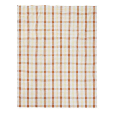 Orsina Thread and Loom Terracotta Gingham Tablecloth – Rustic Cotton