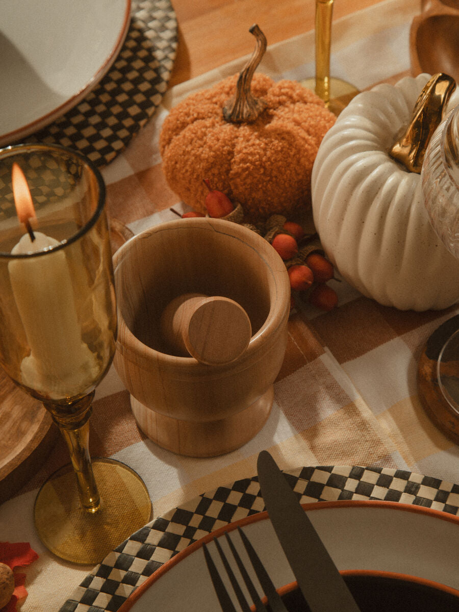Orsina Thread and Loom Terracotta Gingham Tablecloth – Rustic Cotton