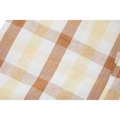 Orsina Thread and Loom Terracotta Gingham Tablecloth – Rustic Cotton