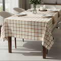 Orsina Thread and Loom Terracotta Gingham Tablecloth – Rustic Cotton