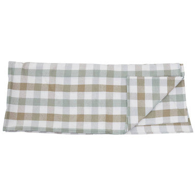 Orsina Check Design Tablecloth – Woven Cotton Table Linen for Dining