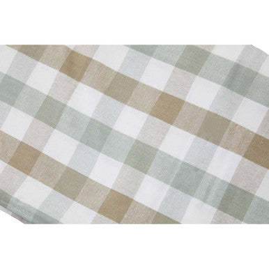 Orsina Check Design Tablecloth – Woven Cotton Table Linen for Dining