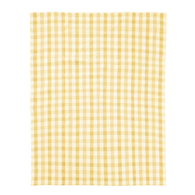 Orsina Yellow Check Cotton Tablecloth – Thread and Loom Dining Decor
