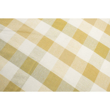 Orsina Yellow Check Cotton Tablecloth – Thread and Loom Dining Decor