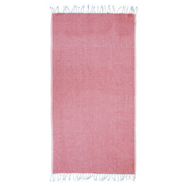 Orsina Poppy Red Hammam Towel – Quick-Dry Cotton Beach & Bath Towel