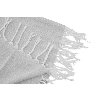 Orsina Thread and Loom Grey Hammam Beach Towel – Quick-Dry Cotton