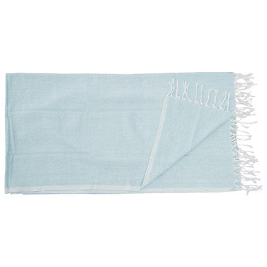 Thread and Loom Heritage Blue Hammam Towel | Quick-Dry Cotton Beach Towel