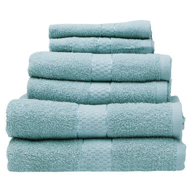 Thread and Loom 6-Piece Desert Sage Towel Set | Absorbent Cotton Terry