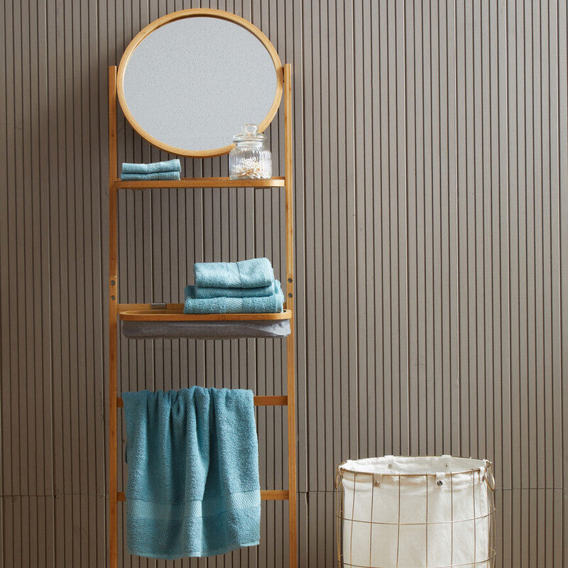 Thread and Loom 6 Piece Dusty Turquoise Towel Set | Absorbent Terry